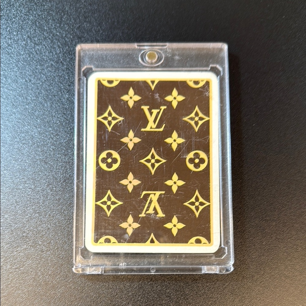 Louis Vuitton 10 of Spades Playing Card with Case